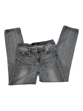 Liverpool LA Gray Jeans, Girlfriend Denim, Washed Gray, Size 6, Sheridan, EUC